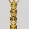 9ct Yellow Gold Yellow Sapphire Pendant - Image 2
