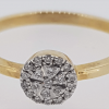 Vintage 9ct Diamond Cluster Ring