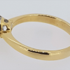 18ct Yellow Gold Diamond Solitaire Ring - Image 2