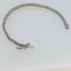 9ct White Gold Cubic Zirconia Tennis Bracelet - Image 2