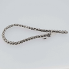 9ct White Gold Cubic Zirconia Tennis Bracelet - Image 3